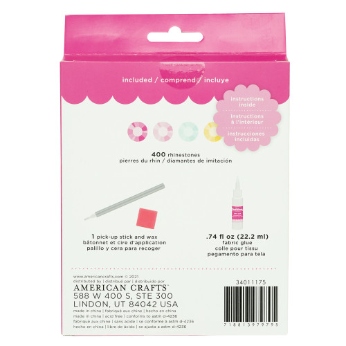 3 Pack - Damask Love Fashion It Yourself -Rhinestone Kit - 5A002NHB-1GPZN