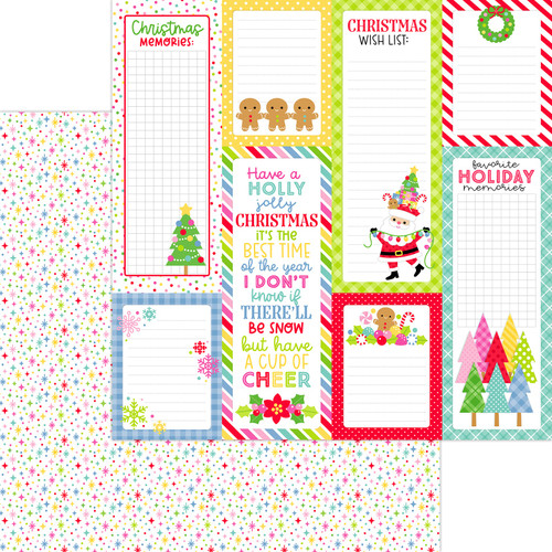 25 Pack - Doodlebug Oh What Fun Double-Sided Cardstock 12"X12"-Merry Magic - 5A003D7V-1H9JZ - 842715089938