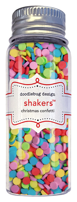 3 Pack - Doodlebug Shakers-Christmas Confetti - 5A003D8C-1H9HF - 842715089631
