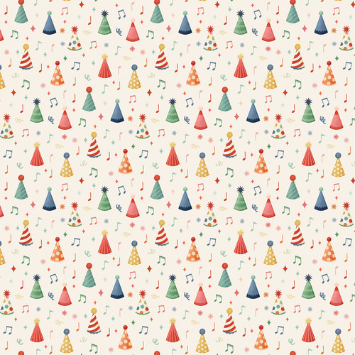 25 Pack - They Say It's Your Birthday Double-Sided Cardstock 12"X12"-Birthday Song Party Hats - 5A003D64-1H9G6
