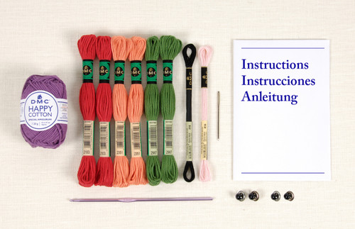 DMC Easy Amigurumi Kit-Veggie Pals By Nuria Picos - 5A003DFM-1H9NK