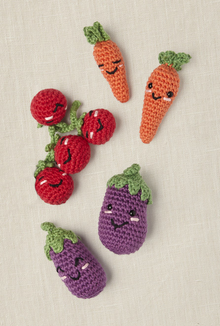 DMC Easy Amigurumi Kit-Veggie Pals By Nuria Picos - 5A003DFM-1H9NK