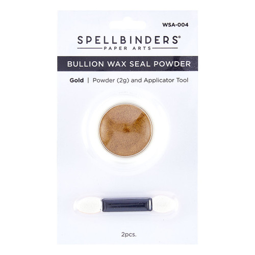 Spellbinders Wax Seal Powder From Clear Seal Maker Tool-Gold Bullion - 5A003FX7-1H9RP - 810176104231
