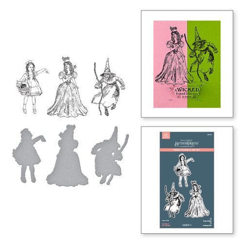 Spellbinders BetterPress Press Plate & Die Set-Dorothy & The Witches, Wonder Of Oz - 5A003FWC-1H9S8 Spellbinders BetterPress Press Plate & Die Set-Dorothy & The Witches, Wonder Of Oz - 5A003FWC-1H9S8
