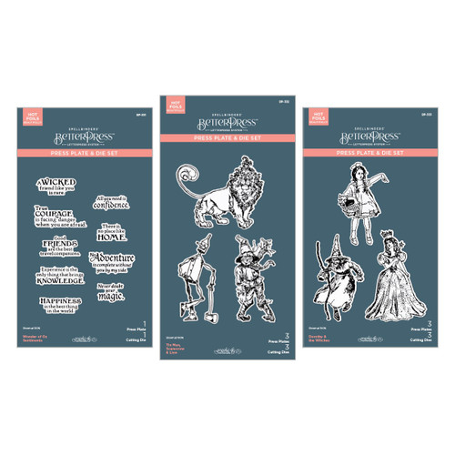 Spellbinders BetterPress Bundle-Wonder Of Oz - 5A003FX9-1H9SC - 810176108734