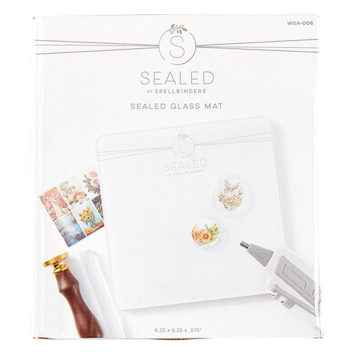 Spellbinders Glass Mat From Clear Seal Maker Tool-White - 5A003FW9-1H9RT - 810176107003
