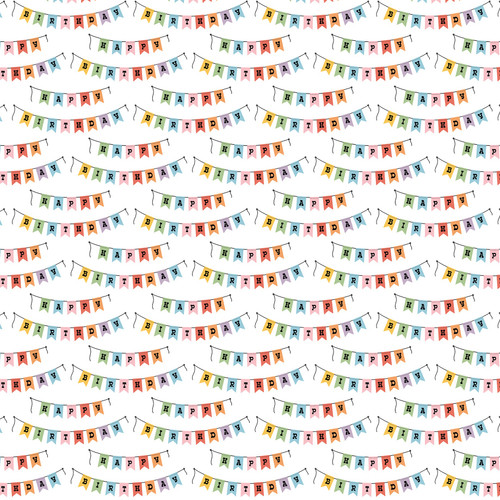 25 Pack - Echo Park Party Animal Double-Sided Cardstock 12"X12"-Birthday Garlands - 5A003D47-1H9DW