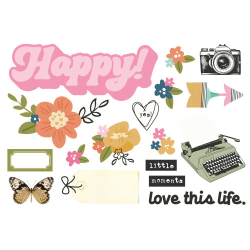 3 Pack - Simple Stories Simple Page Pieces Die Cuts 17/Pkg-Take Note - 5A003CRP-1H911