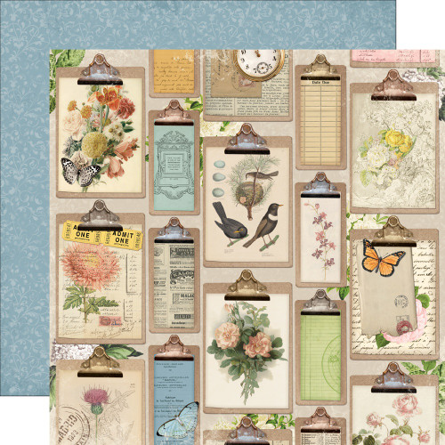 25 Pack - Simple Stories Vintage Junk Double-Sided Cardstock 12"x12"-Small Things - 5A003CRW-1H910 - 810191522102
