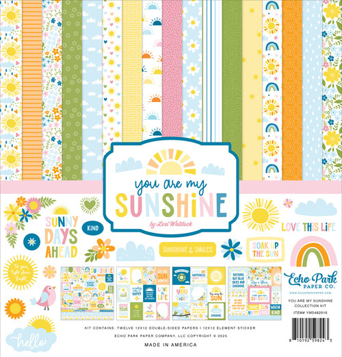 Echo Park Collection Kit 12"X12"-You Are My Sunshine - 5A003D55-1H9FZ - 810192598243