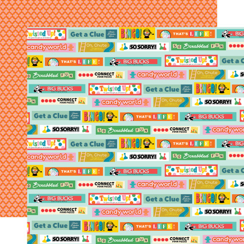 25 Pack - Simple Stories Game Night Double-Sided Cardstock 12"x12"-Let's Play! - 5A003CS2-1H916 - 810191522416