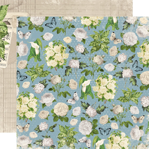 25 Pack - Simple Stories Vintage Junk Double-Sided Cardstock 12"x12"-Timeless Moments - 5A003CRW-1H925 - 810191522072