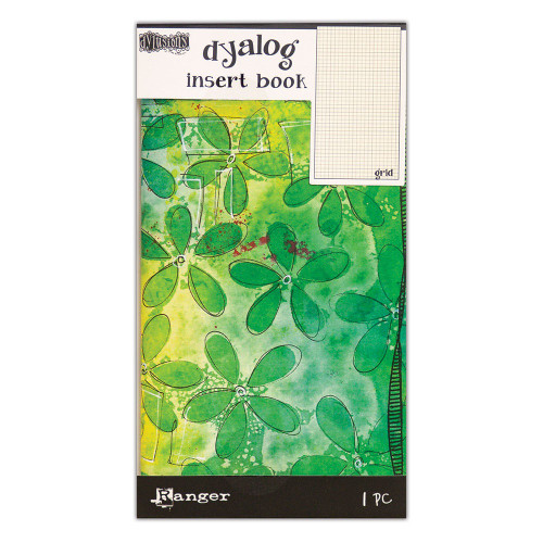 2 Pack - Dyan Reaveley's Dylusions Dyalog Insert Book 4.375"X8.25"-Grid #2 - DYT63490 - 789541063490