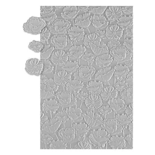 Spellbinders 3D Embossing & Cut Folder-Field of Poppies, Wonder Of Oz - 5A003FWL-1H9S7