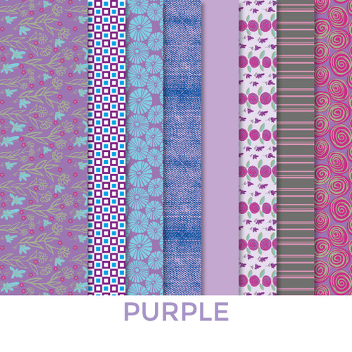 DRESS YOUR DOLL Fabric Assortment for Sewing DIY Doll Clothes Making Kit Purple Patterned Craft Fabric Squares 11.6" x 8.4" Set of 8 Creative Kit Sewing Supplies for Fashion Doll Clothes - 5425027361333 DRESS YOUR DOLL Fabric Assortment for Sewing DIY Doll Clothes Making Kit Purple Patterned Craft Fabric Squares 11.6" x 8.4" Set of 8 Creative Kit Sewing Supplies for Fashion Doll Clothes - 5425027361333