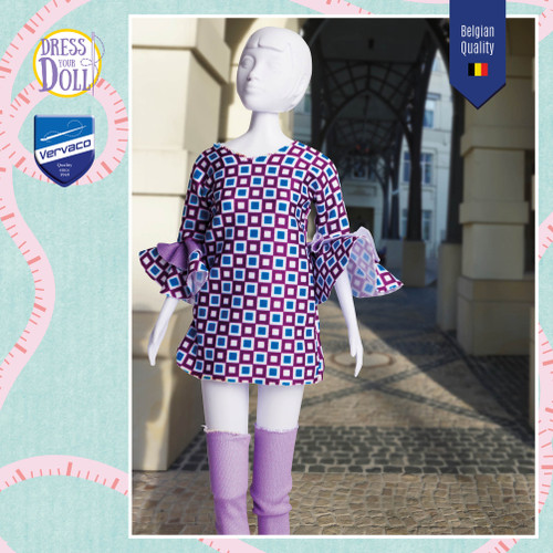 DRESS YOUR DOLL Fabric Assortment for Sewing DIY Doll Clothes Making Kit Purple Patterned Craft Fabric Squares 11.6" x 8.4" Set of 8 Creative Kit Sewing Supplies for Fashion Doll Clothes DRESS YOUR DOLL Fabric Assortment for Sewing DIY Doll Clothes Making Kit Purple Patterned Craft Fabric Squares 11.6" x 8.4" Set of 8 Creative Kit Sewing Supplies for Fashion Doll Clothes