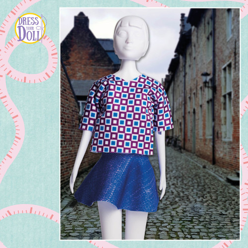 DRESS YOUR DOLL Fabric Assortment for Sewing DIY Doll Clothes Making Kit Purple Patterned Craft Fabric Squares 11.6" x 8.4" Set of 8 Creative Kit Sewing Supplies for Fashion Doll Clothes DRESS YOUR DOLL Fabric Assortment for Sewing DIY Doll Clothes Making Kit Purple Patterned Craft Fabric Squares 11.6" x 8.4" Set of 8 Creative Kit Sewing Supplies for Fashion Doll Clothes