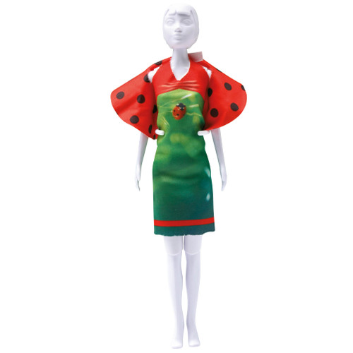 DRESS YOUR DOLL Fashion Designer Creative Kit for Kids Ladybug Fashion Doll Clothes for 12 inch Dolls Easy Sewing Kit for Beginners DIY Doll Clothes Making Set Set - 5425027360428 DRESS YOUR DOLL Fashion Designer Creative Kit for Kids Ladybug Fashion Doll Clothes for 12 inch Dolls Easy Sewing Kit for Beginners DIY Doll Clothes Making Set Set - 5425027360428