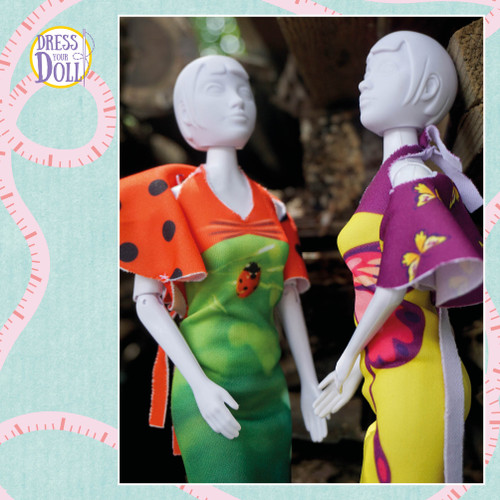 DRESS YOUR DOLL Fashion Designer Creative Kit for Kids Ladybug Fashion Doll Clothes for 12 inch Dolls Easy Sewing Kit for Beginners DIY Doll Clothes Making Set Set DRESS YOUR DOLL Fashion Designer Creative Kit for Kids Ladybug Fashion Doll Clothes for 12 inch Dolls Easy Sewing Kit for Beginners DIY Doll Clothes Making Set Set