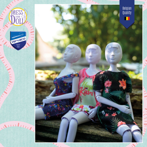 DRESS YOUR DOLL Fashion Boutique Designer Studio Clothes Making Starter Kit Outfits for 12 inch Fashion Dolls Floral Box Complete Design Kit with Mannequin Easy Sewing Kit for Beginners DRESS YOUR DOLL Fashion Boutique Designer Studio Clothes Making Starter Kit Outfits for 12 inch Fashion Dolls Floral Box Complete Design Kit with Mannequin Easy Sewing Kit for Beginners