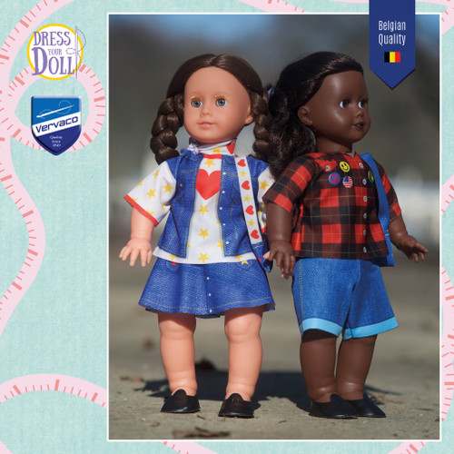 DRESS YOUR DOLL Fashion Designer Creative Kit for Kids Heart Fashion Doll Clothes for 18 inch Dolls Easy Sewing Kit for Beginners DIY Doll Clothes Making Set DRESS YOUR DOLL Fashion Designer Creative Kit for Kids Heart Fashion Doll Clothes for 18 inch Dolls Easy Sewing Kit for Beginners DIY Doll Clothes Making Set