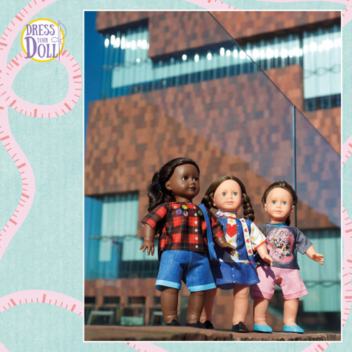 DRESS YOUR DOLL Fashion Designer Creative Kit for Kids Heart Fashion Doll Clothes for 18 inch Dolls Easy Sewing Kit for Beginners DIY Doll Clothes Making Set DRESS YOUR DOLL Fashion Designer Creative Kit for Kids Heart Fashion Doll Clothes for 18 inch Dolls Easy Sewing Kit for Beginners DIY Doll Clothes Making Set