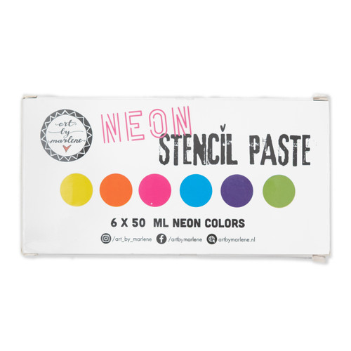Art By Marlene Essentials Stencil Paste-Neon - 5A003DH0-1H9PL