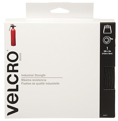 VELCRO(R) Brand Industrial Strength Tape 2"X15'-Black - 90197 - 075967901974