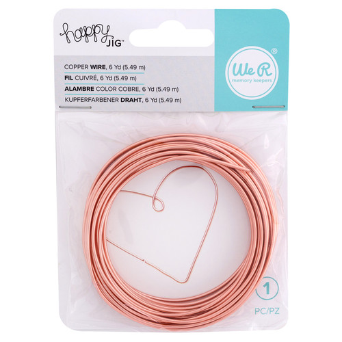 3 Pack - We R Happy Jig Color Wire 6yds-Copper - HJCW-60273 - 633356602736