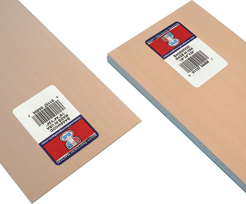 10 Pack - Midwest Products Basswood Sheet 24"-1/8"X4" - B4404