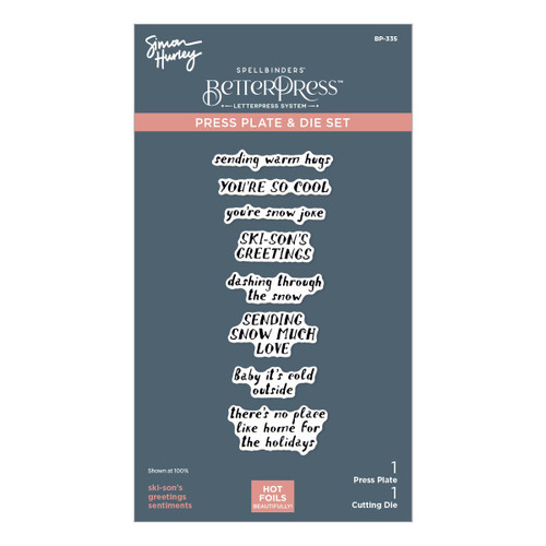 Spellbinders BetterPress Plate & Die Set by Simon Hurley-Ski-Son's Greetings - 5A003CYM-1H96B - 810176108529