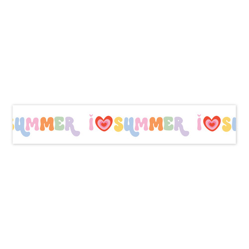 3 Pack - Echo Park Our Groovy Summer Washi Tape-I Heart Summer Washi Tape - 5A003HXS-1HD2Z - 810208642571