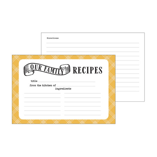 3 Pack - Echo Park Recipe Cards 4"X6"-Farmhouse Kitchen - 5A003HV5-1HD3D