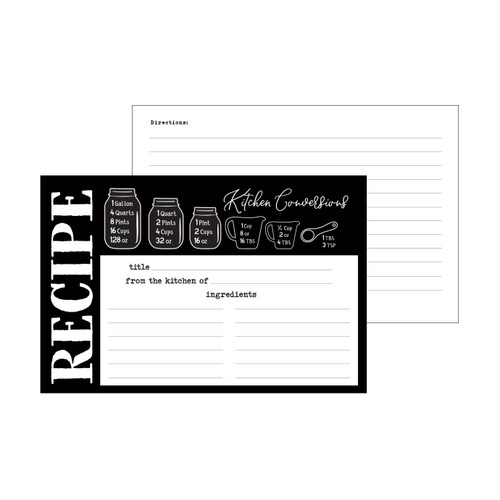 3 Pack - Echo Park Recipe Cards 4"X6"-Farmhouse Kitchen - 5A003HV5-1HD3D