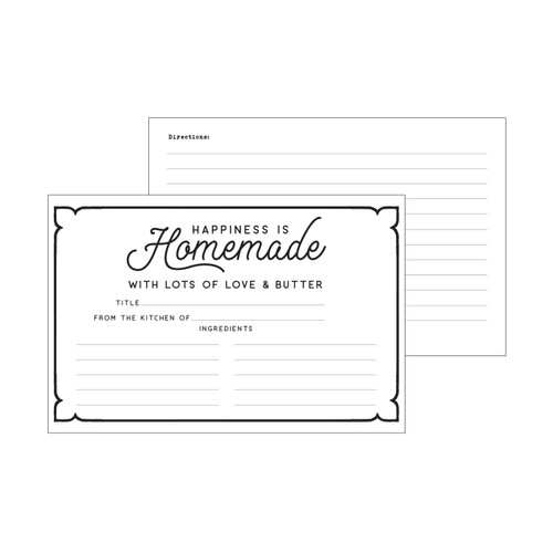 3 Pack - Echo Park Recipe Cards 4"X6"-Farmhouse Kitchen - 5A003HV5-1HD3D