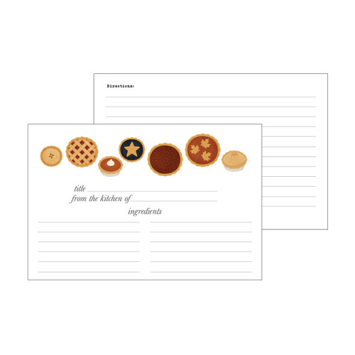 3 Pack - Echo Park Recipe Cards 4"X6"-Americana - 5A003HSP-1HD3Y