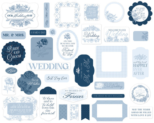 3 Pack - Echo Park Ephemera-Save The Date - 5A003J0X-1HD4Y