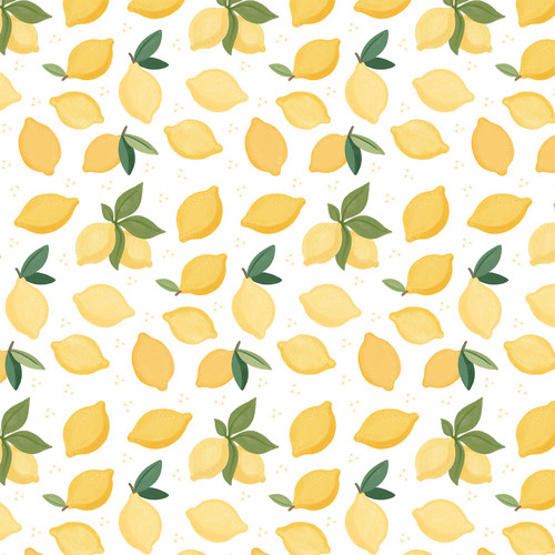 25 Pack - Carta Bella Lemonade Cardstock 12"X12"-Life Gives You Lemons - 5A003HW9-1HCZN
