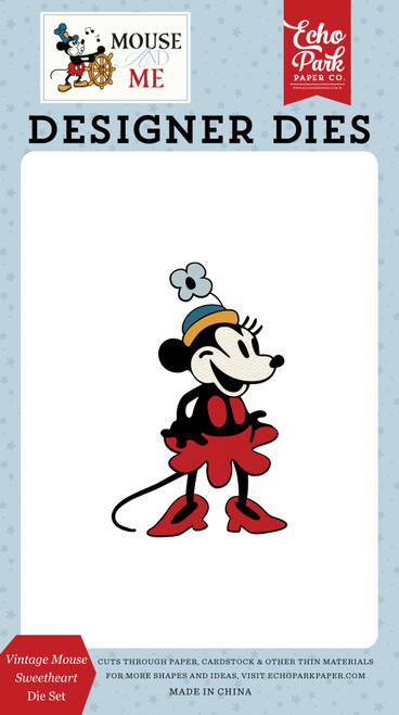 3 Pack - Echo Park Mouse And Me Die Set-Vintage Mouse Sweetheart - 5A003HPP-1HCZ6 - 810192599707