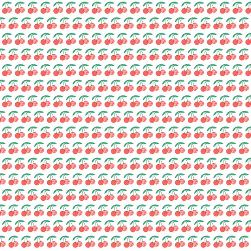 25 Pack - Echo Park Our Groovy Summer Cardstock 12"X12"-Disco Cherries - 5A003HWP-1HD03