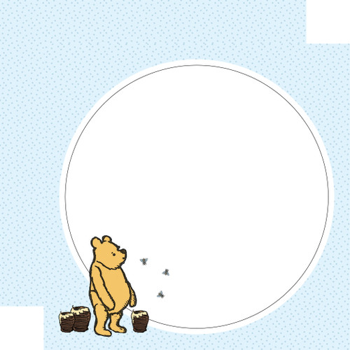 25 Pack - Echo Park Winnie The Pooh Cardstock 12"X12"-Honey Days Page Frame - 5A003HNG-1HCV7 - 810208643035