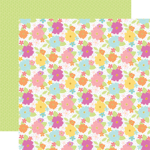 25 Pack - Echo Park Craft Room Cardstock 12"X12"-Craft Room Floral - 5A003HRL-1HCXC - 810208642908