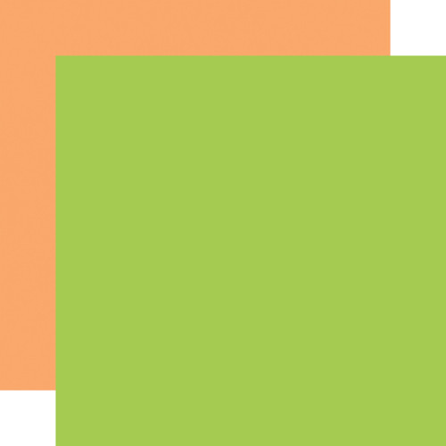 25 Pack - Echo Park Craft Room Cardstock 12"X12"-Green / Orange - 5A003HRL-1HCXL - 810208642960