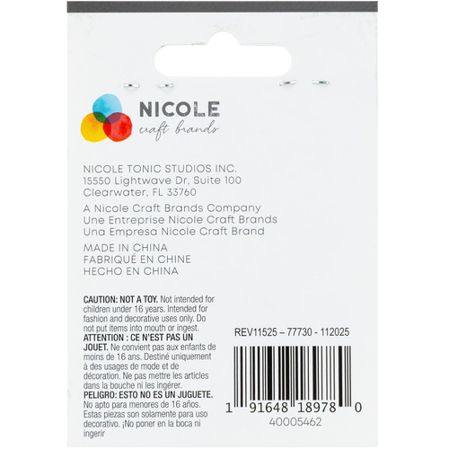 6 Pack - Jolee's Number Sticker-#4 Crystal - 5A003HKR-1HCS3