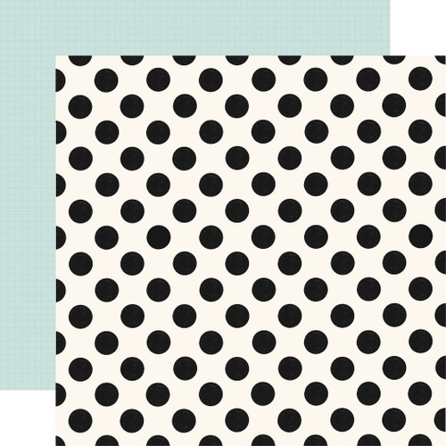 25 Pack - Carta Bella French Girl Cardstock 12"X12"-Perfect Polka Dots - 5A003HR7-1HCWL - 810208643691
