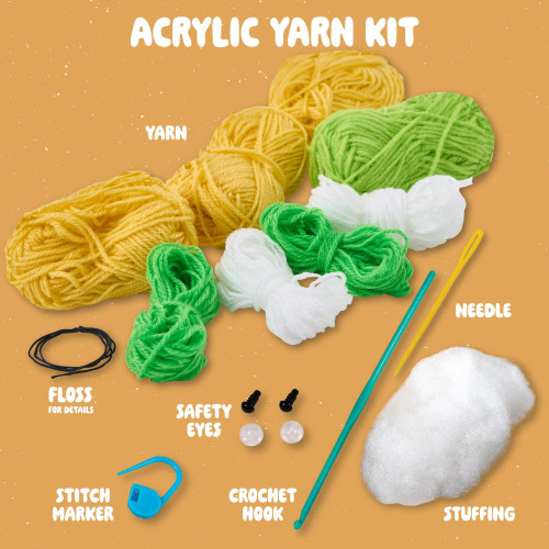 3 Pack - Bucilla Amigurumi Kit - Zesty Besties-5" - 5A003GJ7-1HBKN