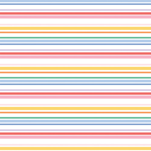 25 Pack - Echo Park Our Groovy Summer Cardstock 12"X12"-Summertime Stripes - 5A003HWP-1HD1K