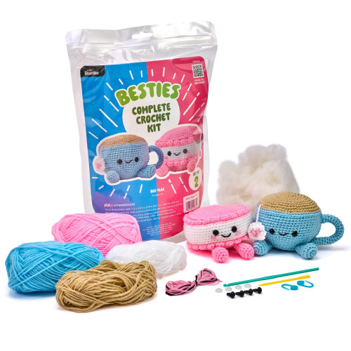 3 Pack - Bucilla Amigurumi Kit - Bes-Teas-5" - 5A003GJ0-1HBL4 - 046109498348