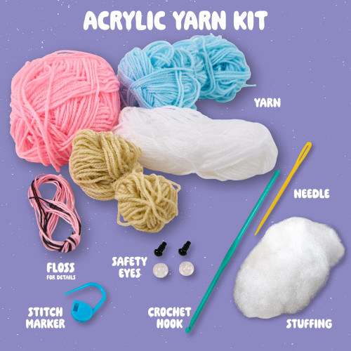 3 Pack - Bucilla Amigurumi Kit - Bes-Teas-5" - 5A003GJ0-1HBL4