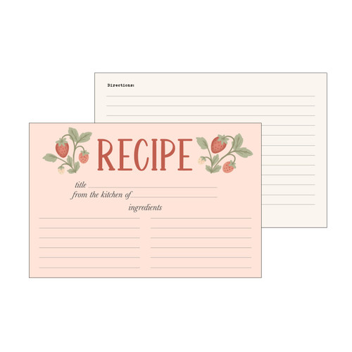 3 Pack - Echo Park Recipe Cards 4"X6"-Silly Goose - 5A003HVT-1HD20